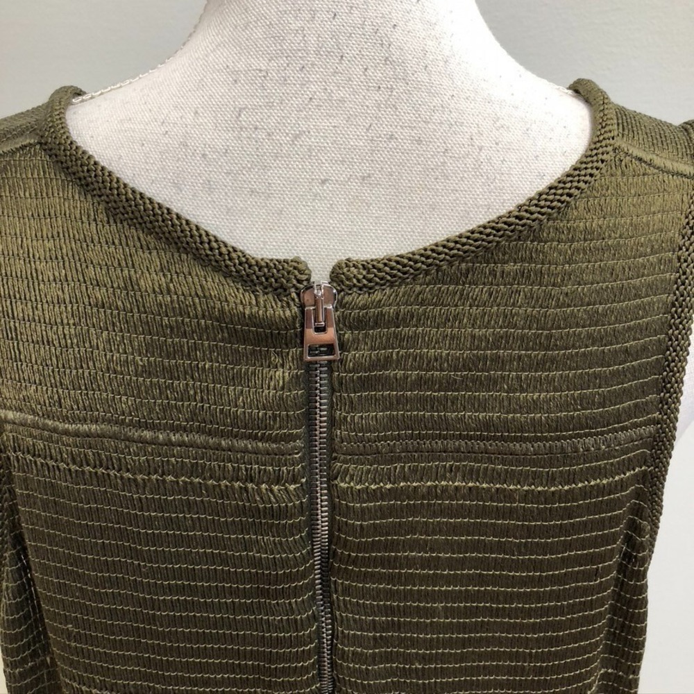Tom Ford Olive Green Knit Top- Women - Picture 6 of 16